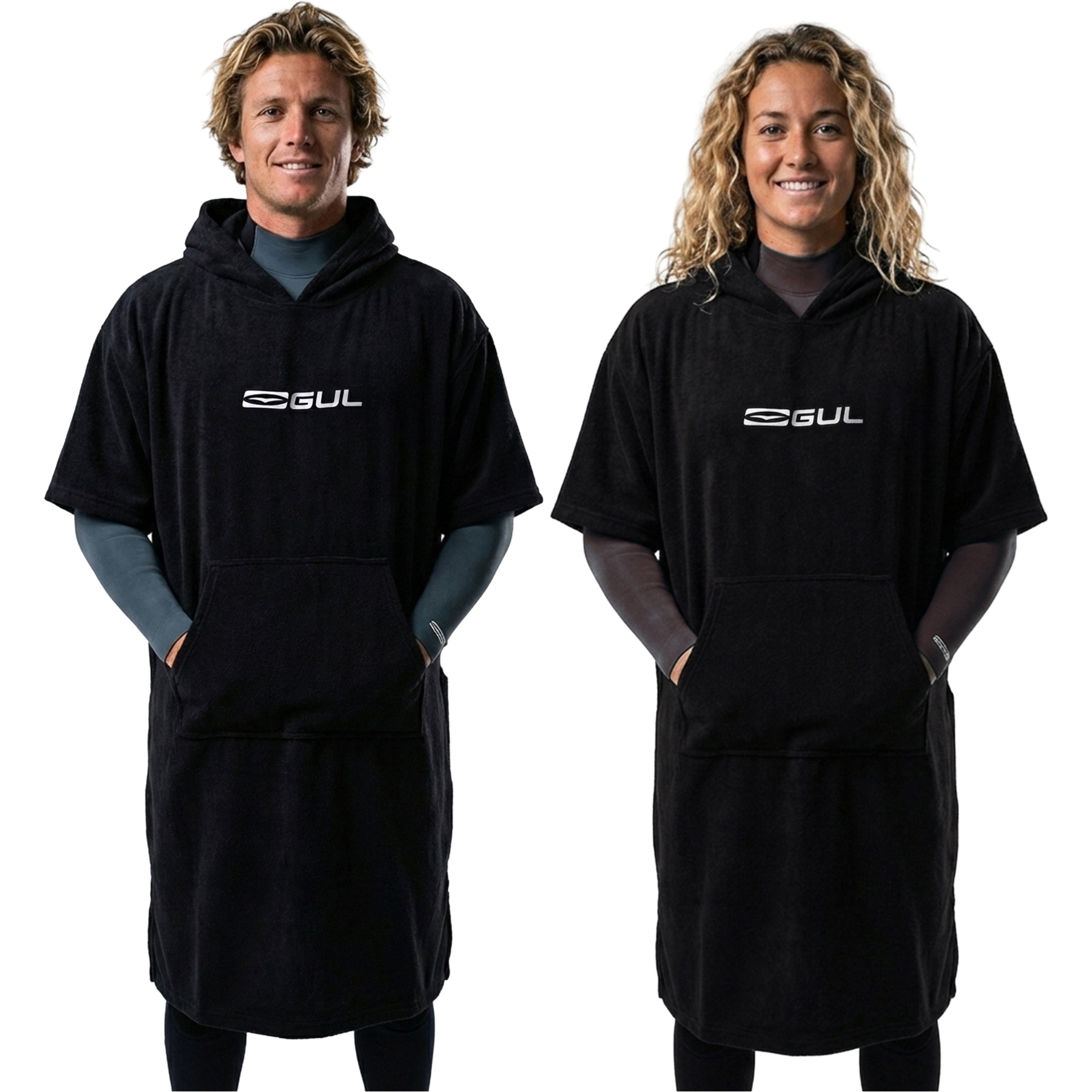 2026 Gul Erwachsene Tech Wechselnde Poncho AC0122 - Black